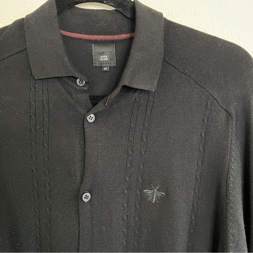 River Island button down polo